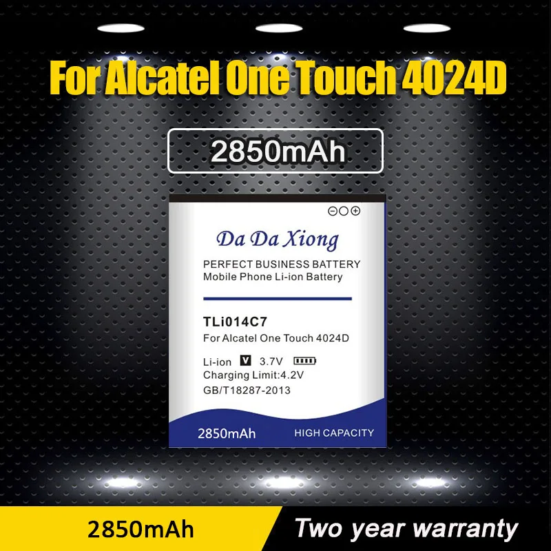 2850 мАч новая модель [TLi014C7] внутренний аккумулятор для телефона Alcatel OneTouch Pixi First 4024D