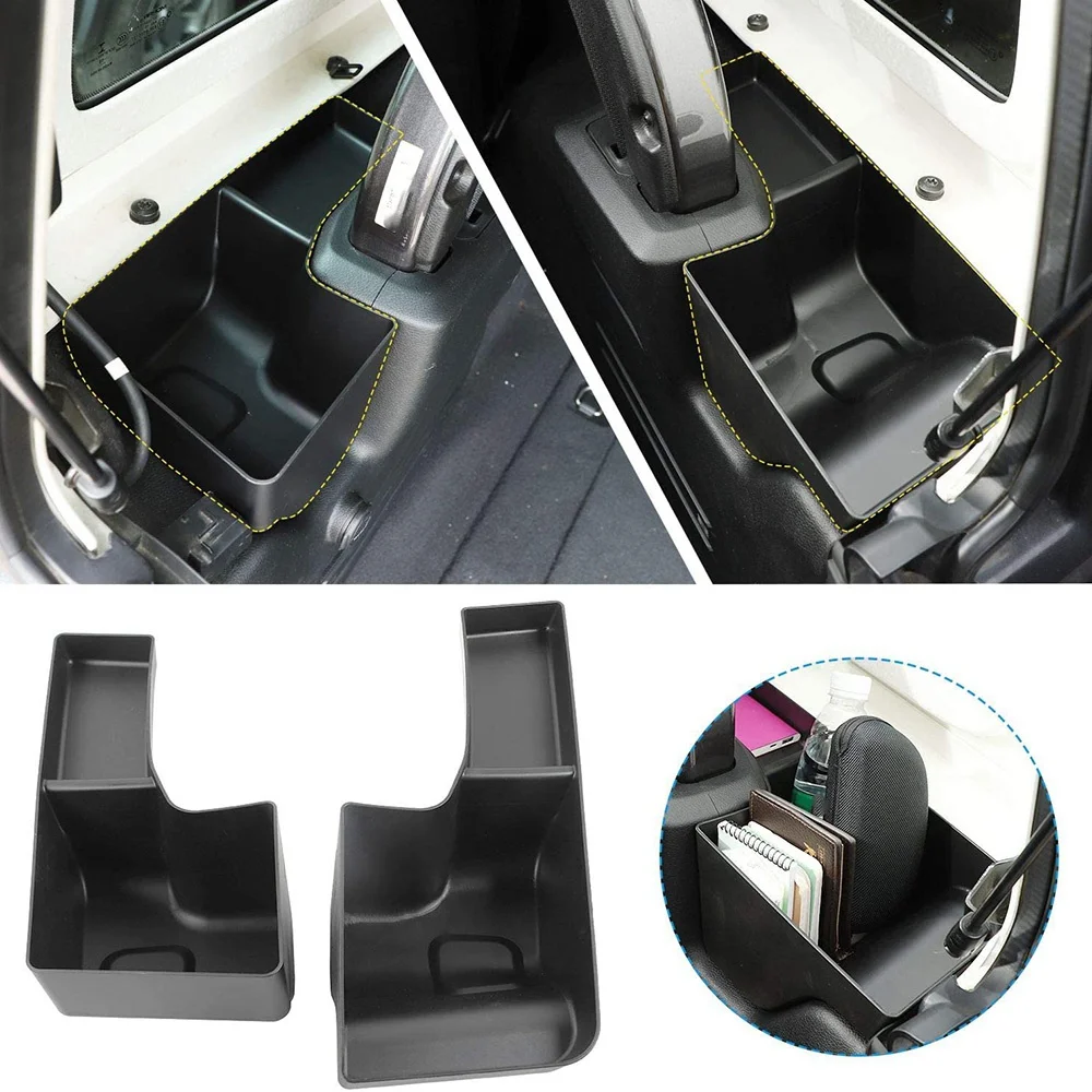 

Interior Storage Box Trunk Organizers Cargo Side Tray for Jeep Wrangler JL 2018-2020