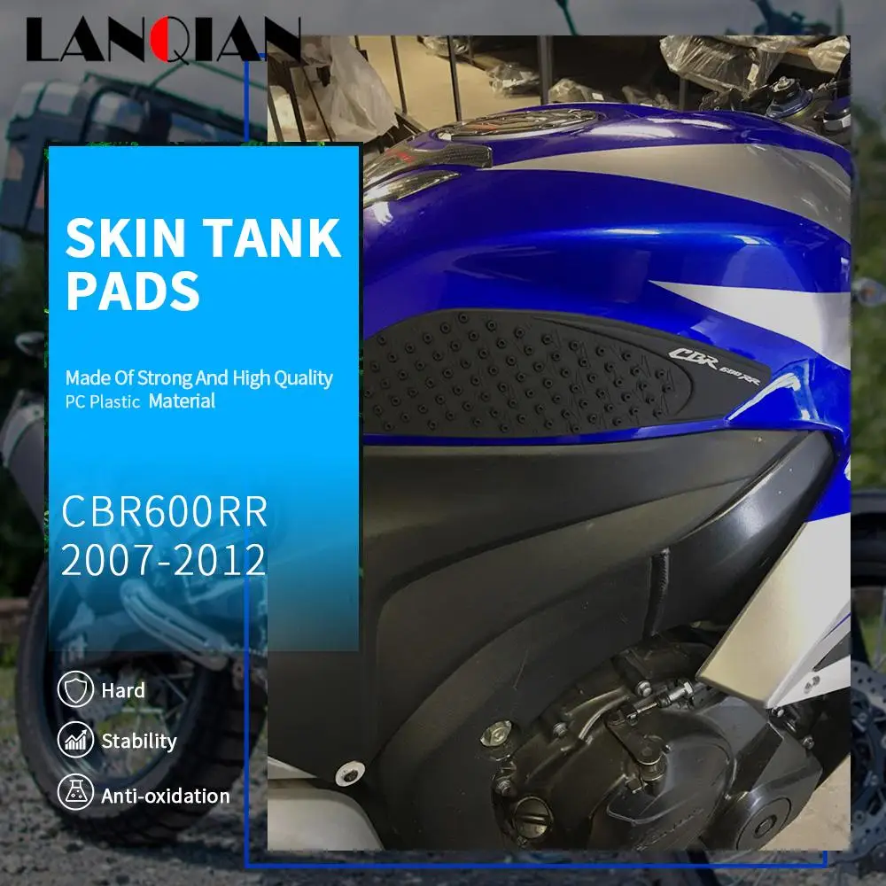 

For Honda CBR600RR CBR 600RR 2007 2008 2009 2010 2011 2012 Motorcycle Anti slip Tank Pad Side Gas Knee Grip Protector Sticker