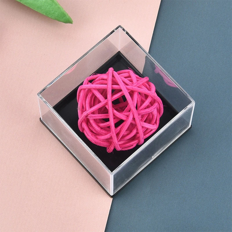 1 шт. коробки для хранения с крышками дисплей монет драгоценными камнями