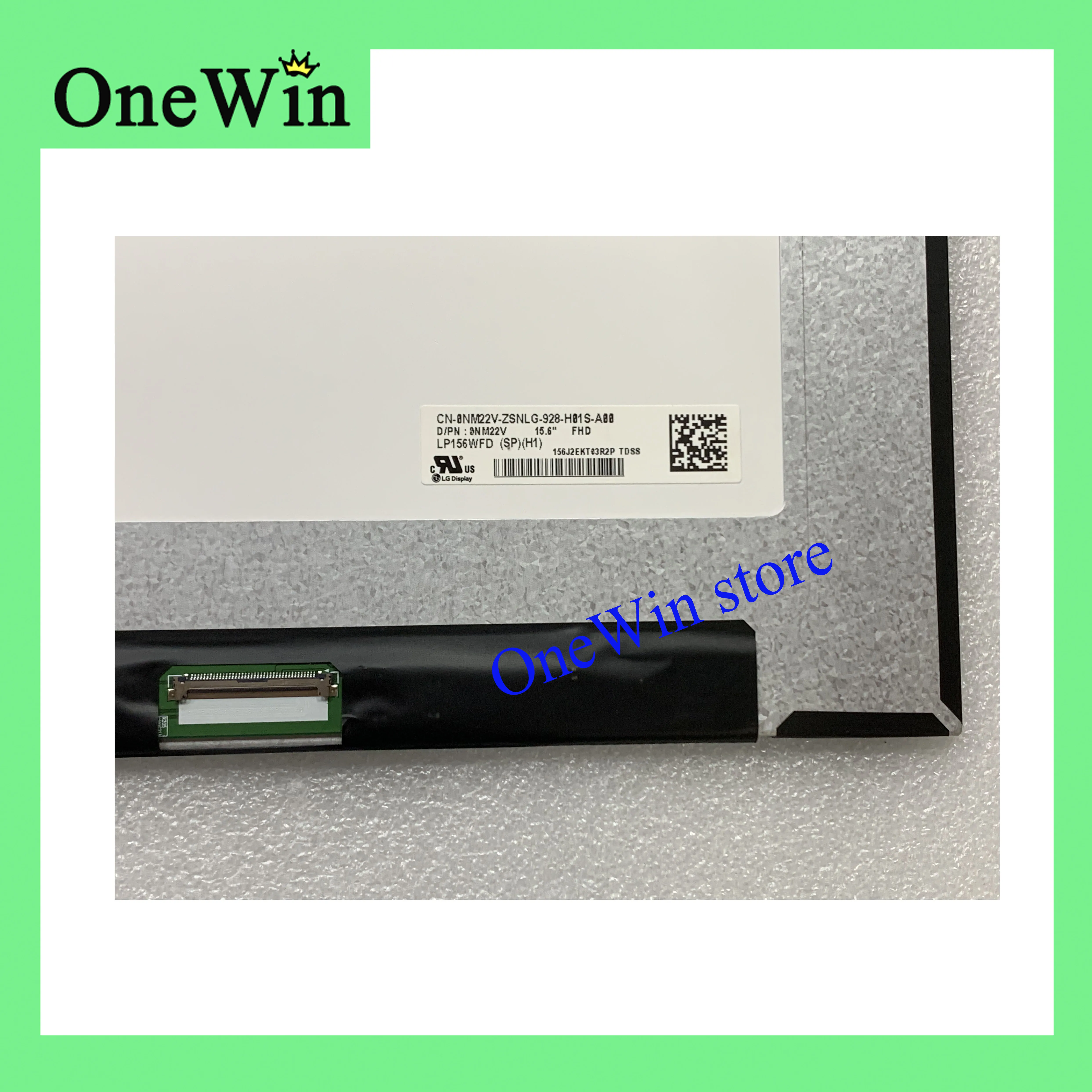 LP156WFD-SPH1 для DELL Inspiron 15 5584 ЖК-дисплей сенсорный экран FHD EDP 40 pins D/PN 0NM22V