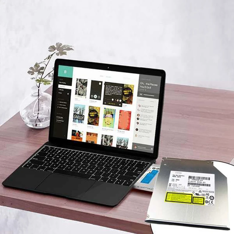 

DVD Burner Drive High Quality Laptop Drive For HL GU60N GU70N GU90N GUBON GUD1N Serial Port Tray Pop-Up DVD Burner 9.5MM