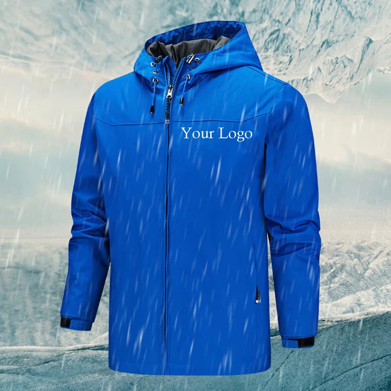 Мужская куртка на заказ теплая ветровка куртка-бомбер для активного отдыха