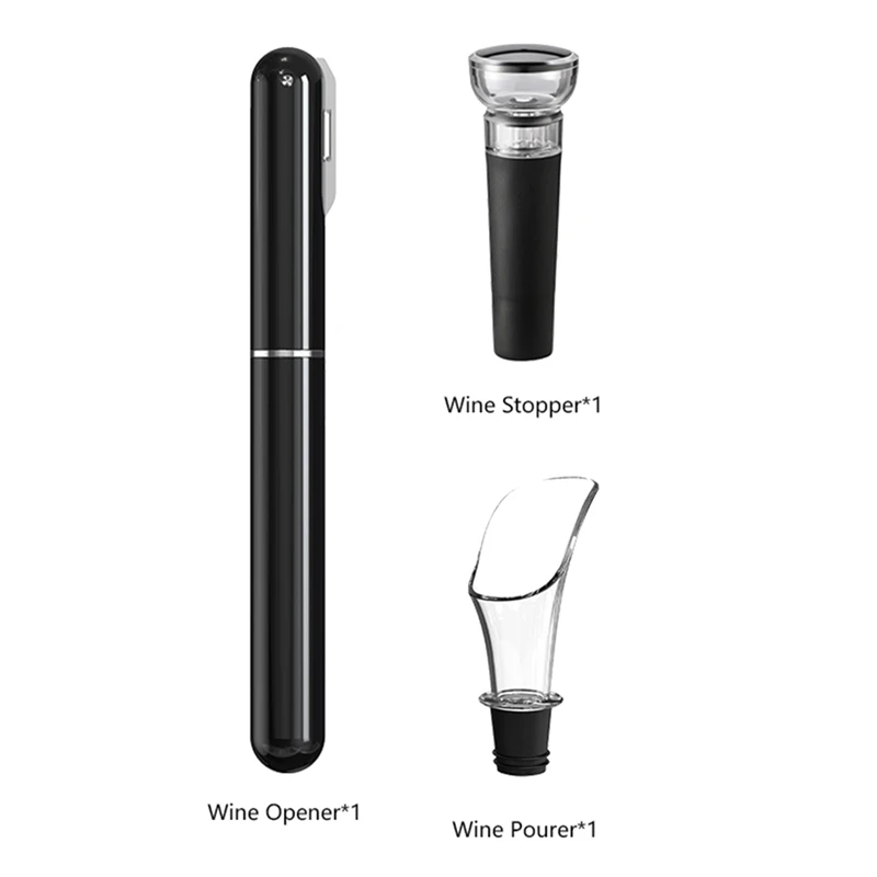 

Best Enhanced Air Pump Wine Bottle Opener Pin Cork Remover Pneumatic Corkscrew Kitchen Gadget Bar Accessories