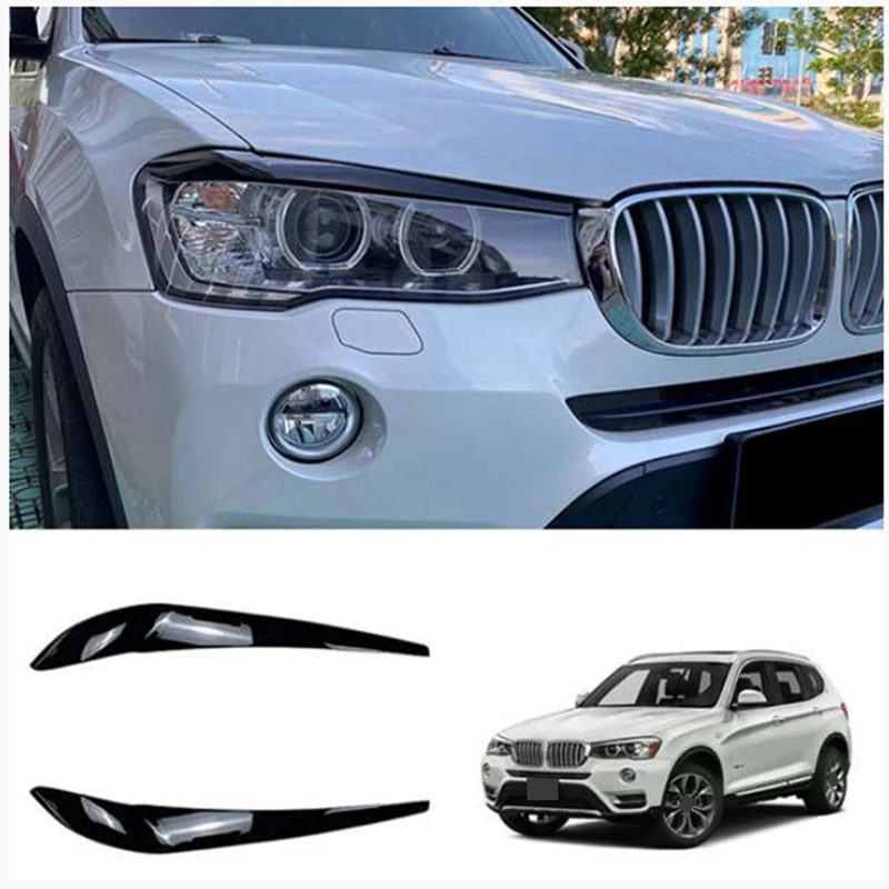 

Накладки на переднюю фару для BMW X3 F25 X4 F26 2014-2017