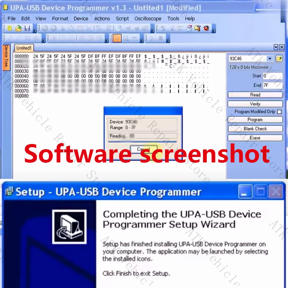 UUSP UPA USB 1.3 EEPROM Адаптер Программатор Диагностический инструмент UPA-USB ECU Чип V1.3