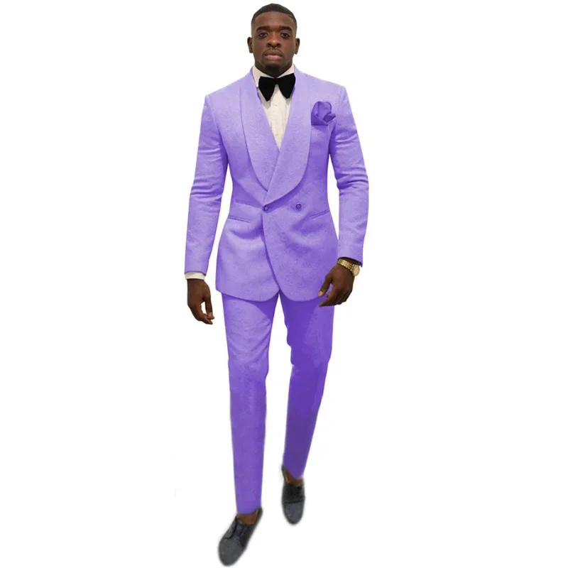 Рисунок 3 - Мужские деловые смокинги для жениха с белым узором