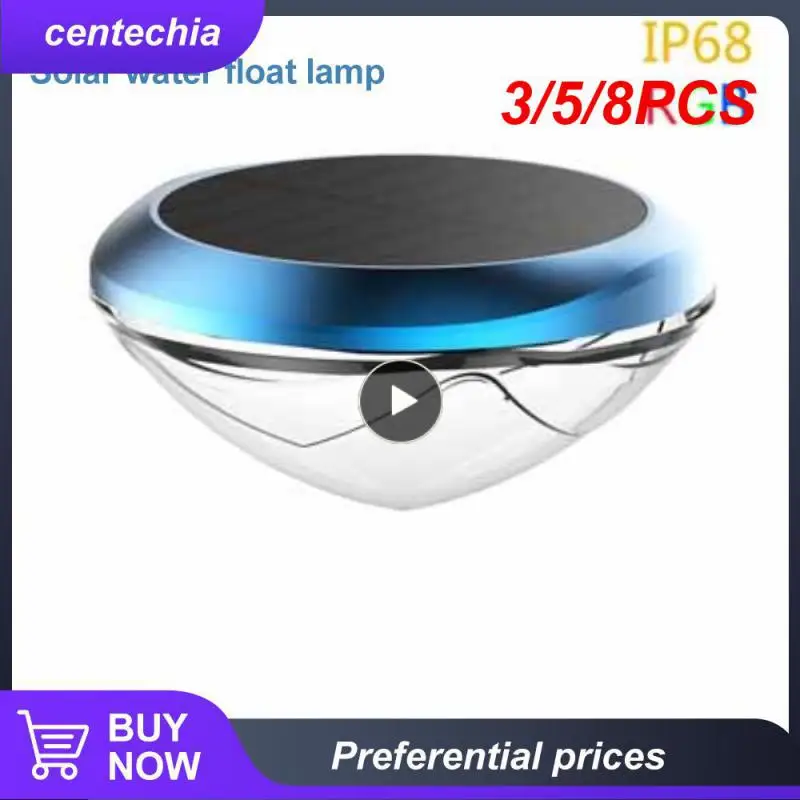 

3/5/8PCS LED Lights Waterproof RGB Underwater Light For Wedding Light Tub Pond Pool Bathtub Aquarium Party Swimming Pool Decor