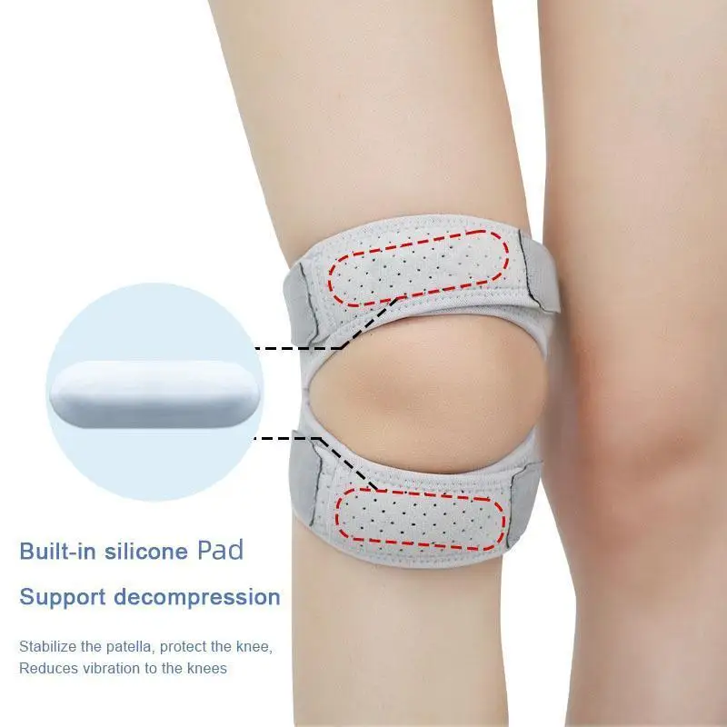 1 шт. двойной коленный ремень с коленной чашечкой регулируемый поддерживающий