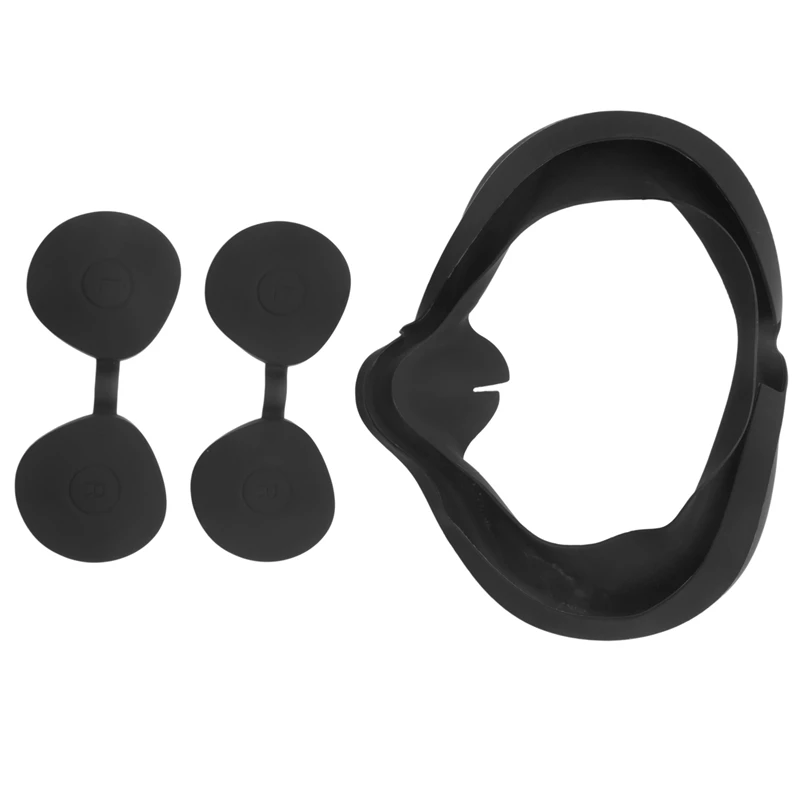 

Силиконовая крышка для лица VR и крышка объектива для игровой гарнитуры Oculus Quest 2 с защитой от пота и света, нескользящая, моющаяся