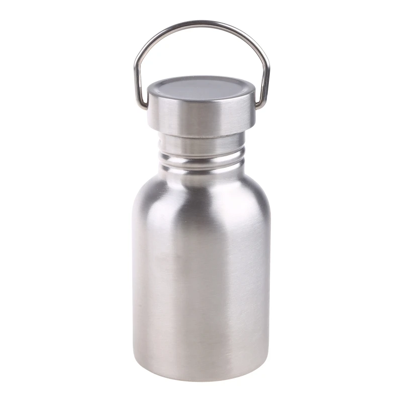 

Stainless Steel Sports Water Bottle with Handle for Cyclists Runners Hikers R66E