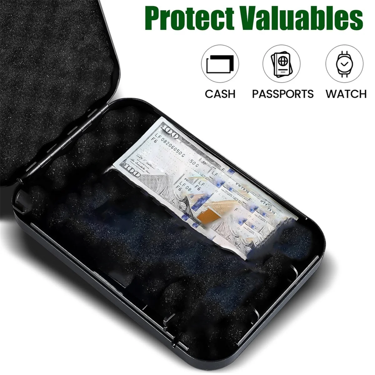 Сейф для пистолета сейф из твердой стали небольшой с кодовым замком Портативный