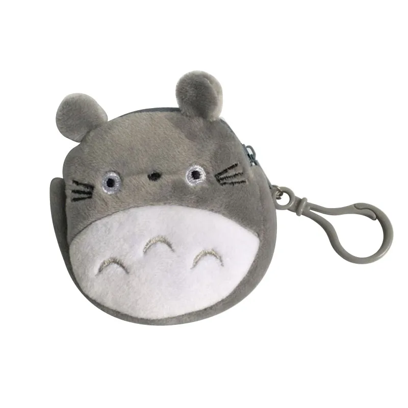 

2023 8 см Totoro Миниатюрный Плюшевый игрушечный крючок для ключей плюшевый Кошелек для монет практичная сумка Totoro детский подарок плюшевый Кошелек плюшевые игрушки K0017