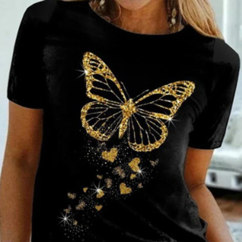 

Women Print Clothes New Lovely Female Tops Tee Tshirt Fashion Print Cartoon O-neck Ladies Graphic T-Shirt For Ladies