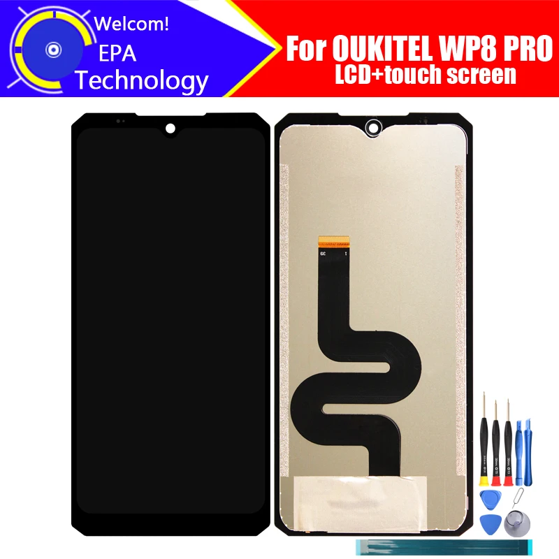 

6.49 inch OUKITEL WP8 PRO LCD Display+Touch Screen Digitizer Assembly 100% Original New LCD+Touch Digitizer for WP8 PRO +Tools