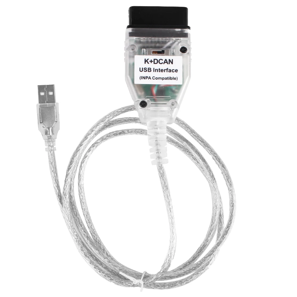 Автомобильные аксессуары K + DCAN FT232RL с переключателем OBDII для BMW OBD 2