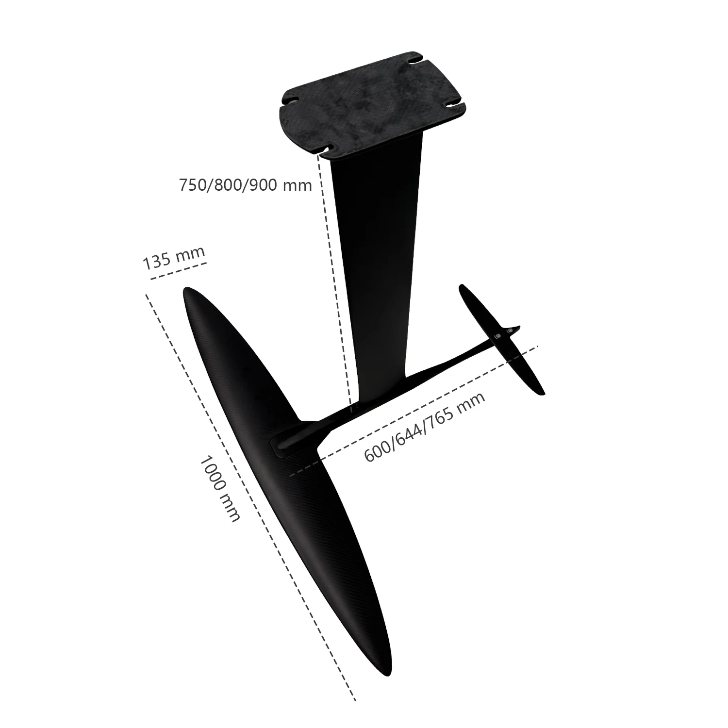 Высокопроизводительная доска для серфинга из углеродного волокна 999v2 1038sqcm