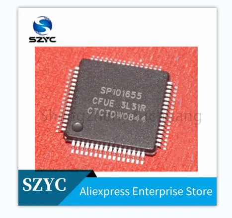 10 шт. 100% новый SP101655CFUE QFP-64 SP101655 QFP64 101655 оригинальный чип |