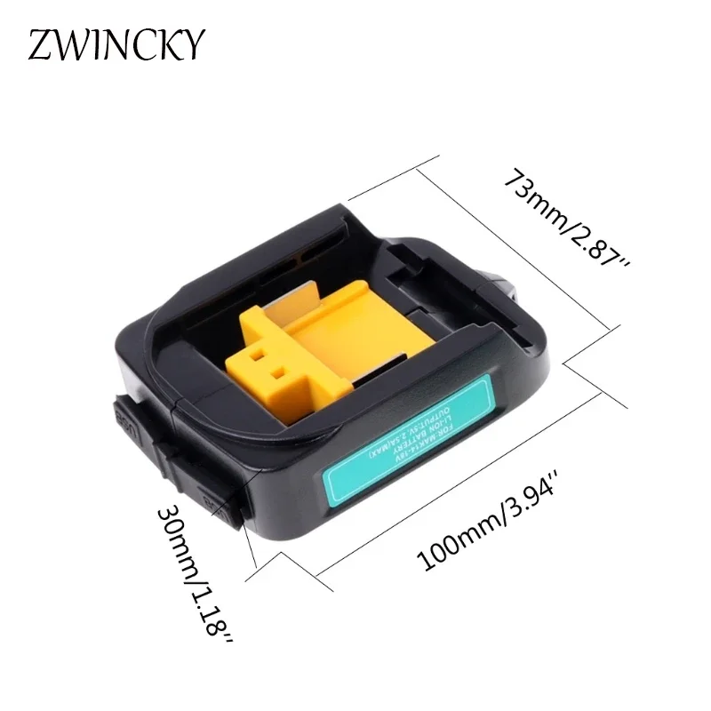 ZWINCKY Новый USB-адаптер для зарядного устройства конвертер Makita ADP05 BL1815 BL1830 BL1840 BL1850