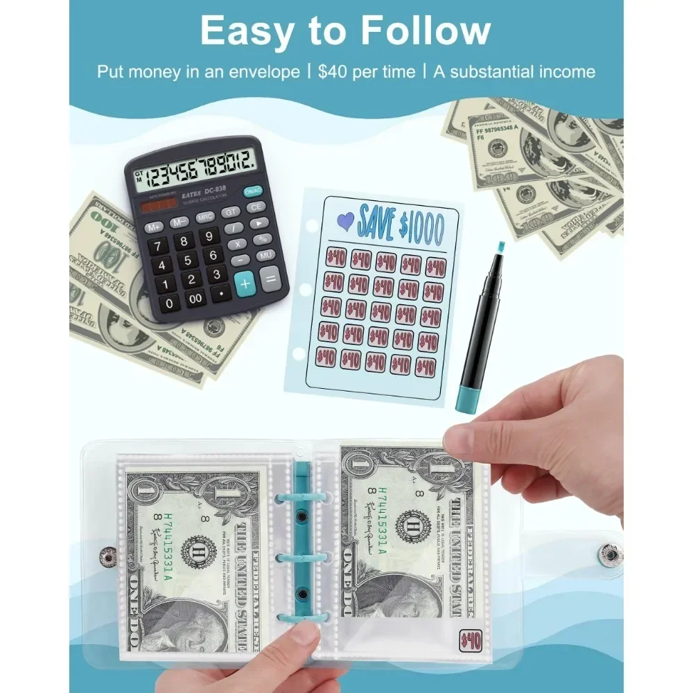 1 шт. альбом для сбережений 150/300/500/1000/2100