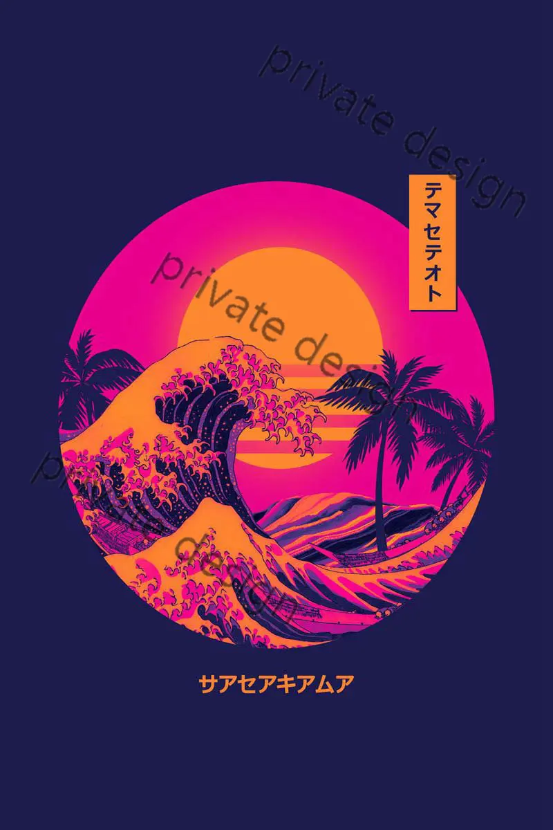 Жестяные тарелки канагава Great Wave Off декор для комнаты ретро винтажный