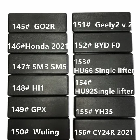 145-156 # без коробки 2 в 1, LISHI Tools GO2R Honda-2021 SM3 HI1 GPX WULING KTP-1 для Geely 2 byd HU66 YH35 CY24R 2021 оригинал