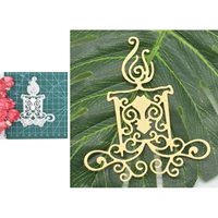 candle metal cutting dies stencil for diy scrapbooking embossing album paper card making craft