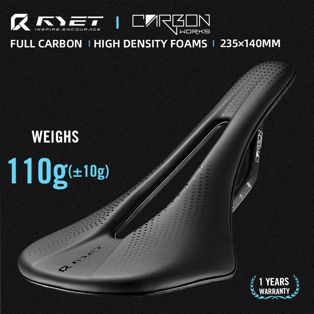 RYET Велосипедное Седло Из Углеродного Волокна Унисекс Сиденье Для Шоссейного