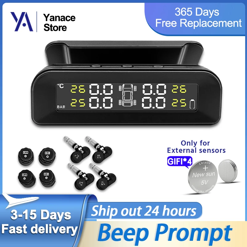 Yanace TPMS Car Tire Monitorin	