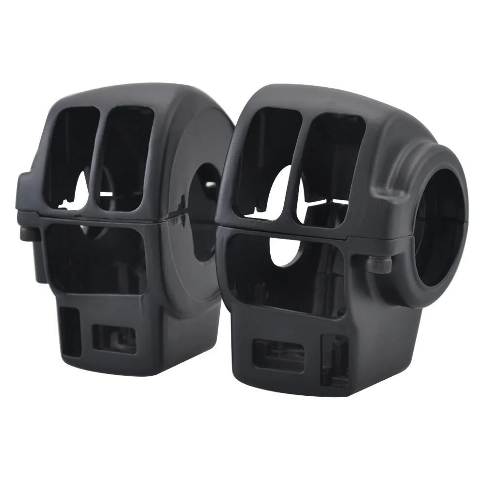 

Алюминиевый хромированный корпус переключателя для мотоцикла + 10 колпачков для Harley 883 XL1200 Road King/Electra Glide