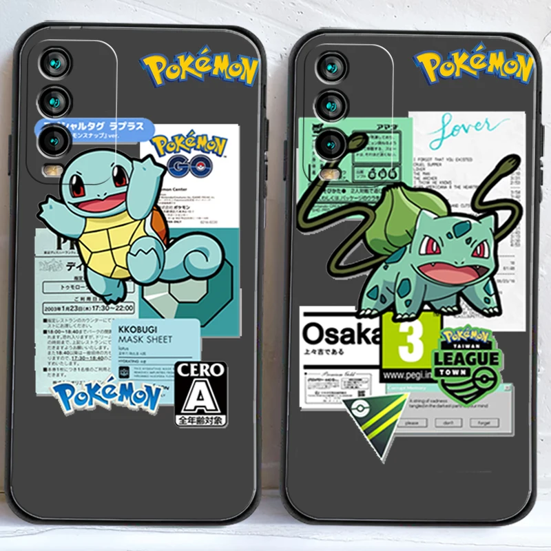 

Pokemon Pikachu Phone Cases For Xiaomi Redmi 7 7A 9 9A 9T 8A 8 2021 7 8 Pro Note 8 9 Note 9T Soft TPU Coque Funda
