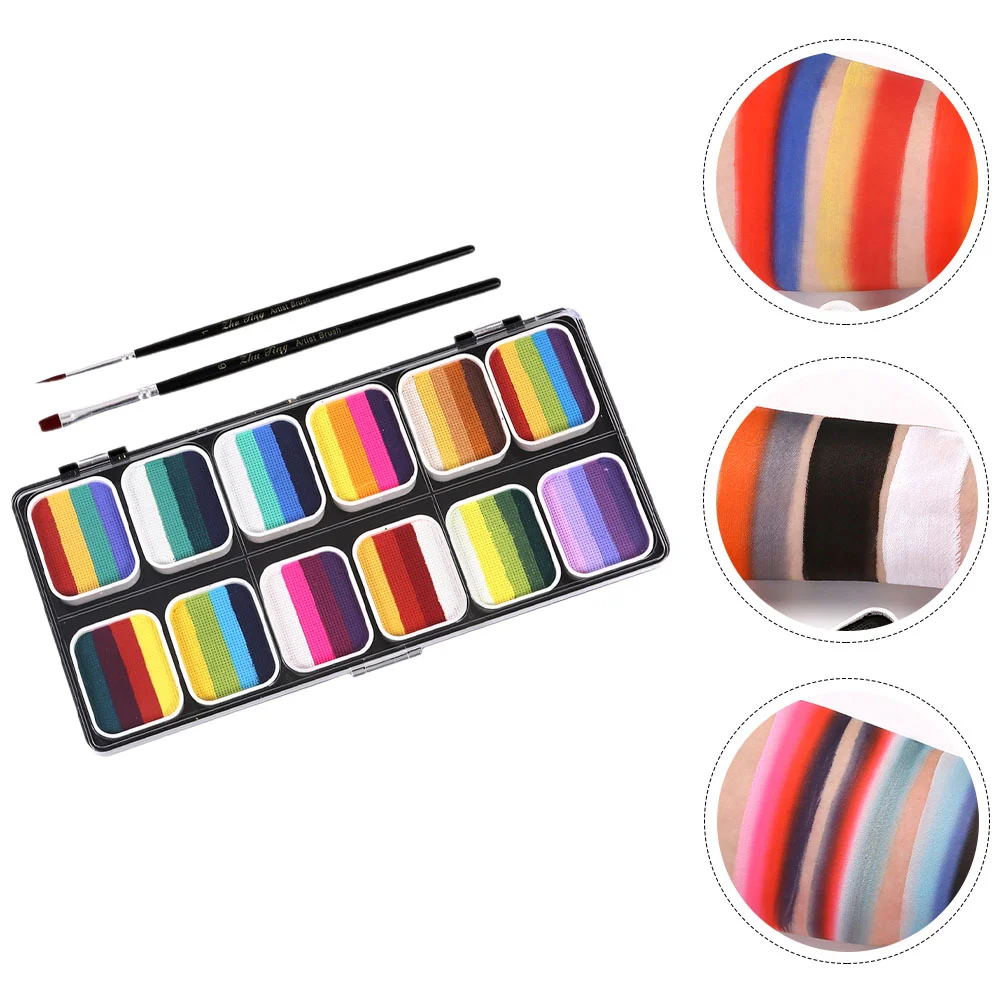 

1 Set Face Body Kit Makeup Body Painting Tool Body with Brushes for Cosplay