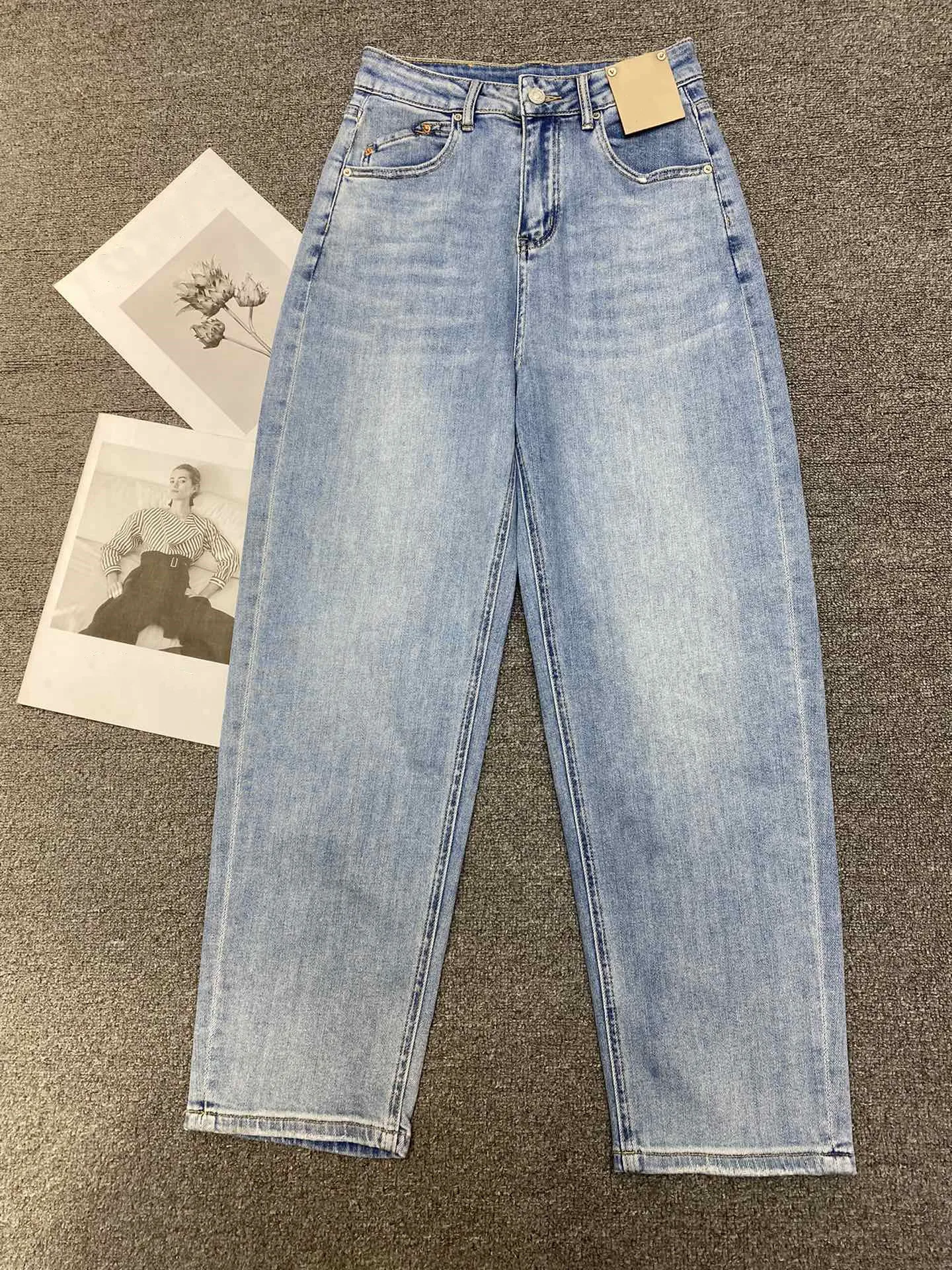 

2022 spring and summer new women's Harem dad jeans