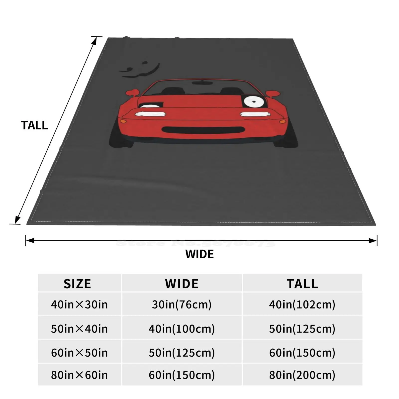 Miata ) удобное теплое фланелевое одеяло креативного дизайна Mazda Mx5 Mx 5 Roadster Cabrio