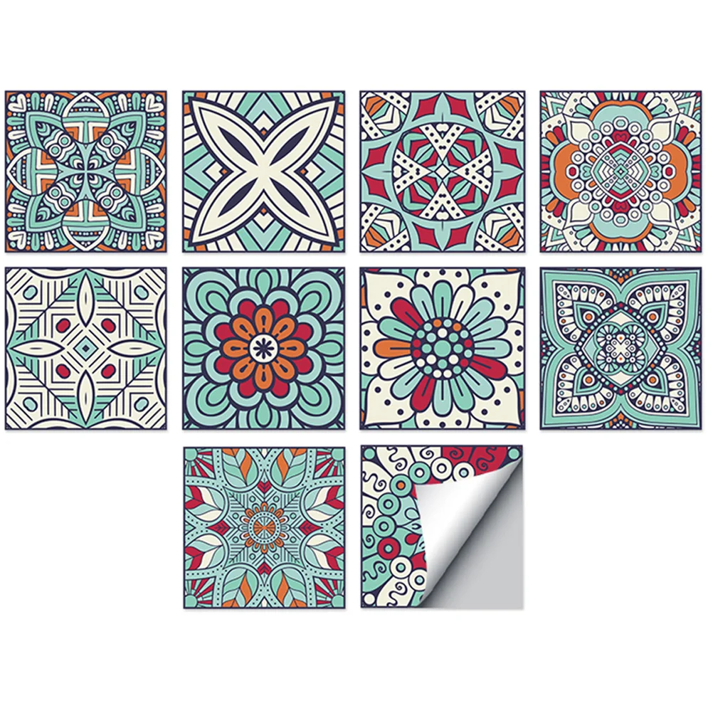 10 шт. домашний декор наклейки для очистки автомобиля и плитки кухонные