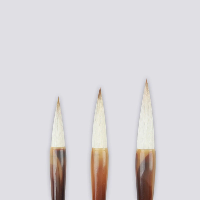 Woolen Weasel Hair Chinese Calligraphy Writing Brush Pen Set Regular Script Writing Brush Landscape Painting Calligraphy Brushes