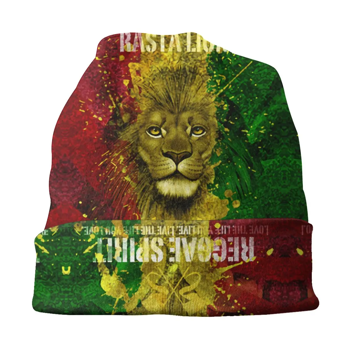Jamaica Rasta Lion Reggae Spirit 3 облегающая шапочка вязаные шапки для мужчин и женщин взрослые
