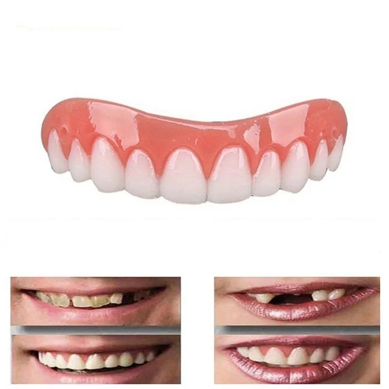 

CYFQ 2022New False Tooth Stickers Teeth Whitening Denture Paste Braces Upper Tooth Cover Tool