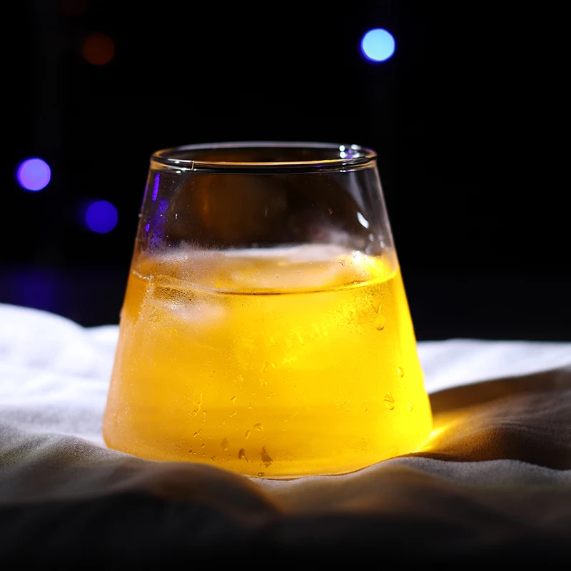 

Round Glass Cups Heat Resistant Drinking Glasses Champagne Nordic Coffee Mug Free Glasses Cocktail Copas Household Products