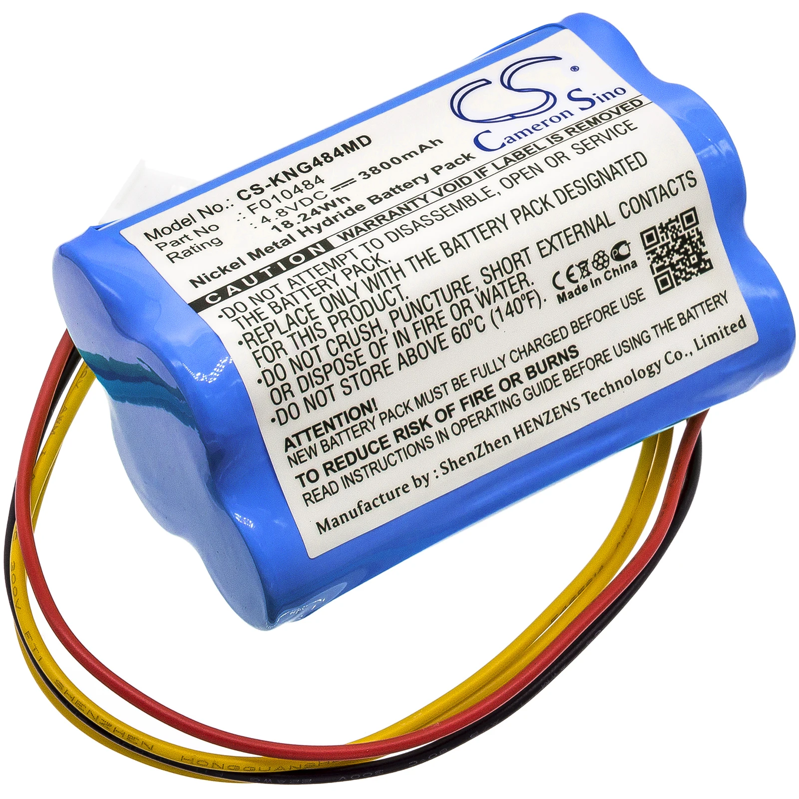 Фото НОВАЯ сменная перезаряжаемая медицинская батарея 4.8V 3800mAh F010484, B11404 для энтерального насоса Kangaroo/Covidien ePump (модель 2026 года) №2