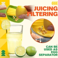 manual juicers orange lemon juice juicer tool plastic convenience manual squeezer citrus juicer kitchen cooking tool