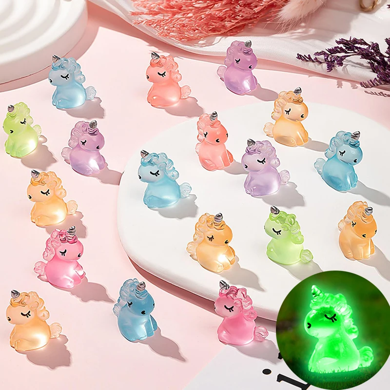 12/24/36 шт. миниатюрные светящиеся статуэтки
