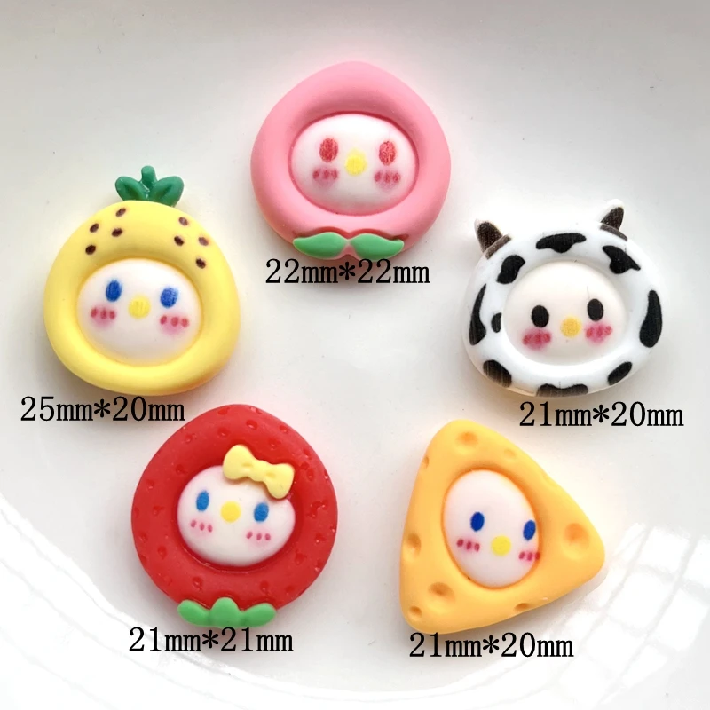 10 шт. декоративный кабошон в виде животных