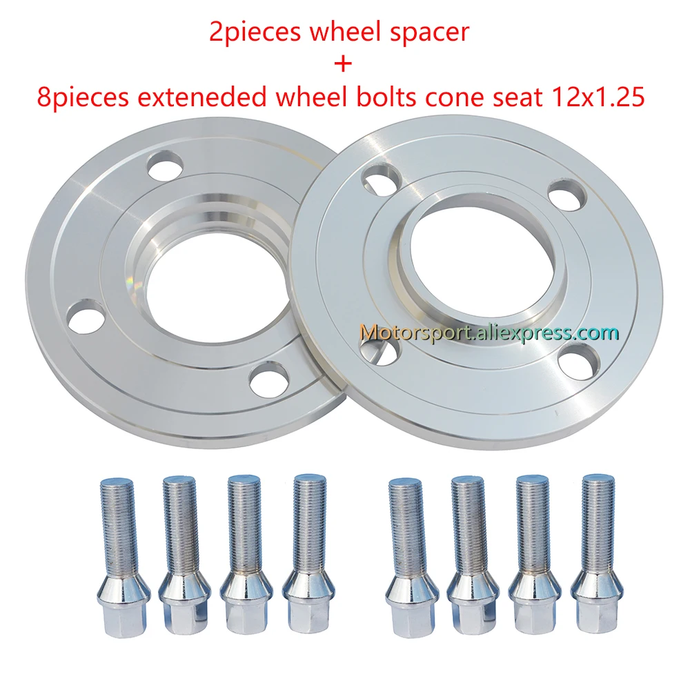 

(2pcs/lot)15MM PCD 4X108-65.1 Forged 6061-T6 Alloy Car Wheel Spacer Adapter With Extended Bolts For Peugeot Citroen