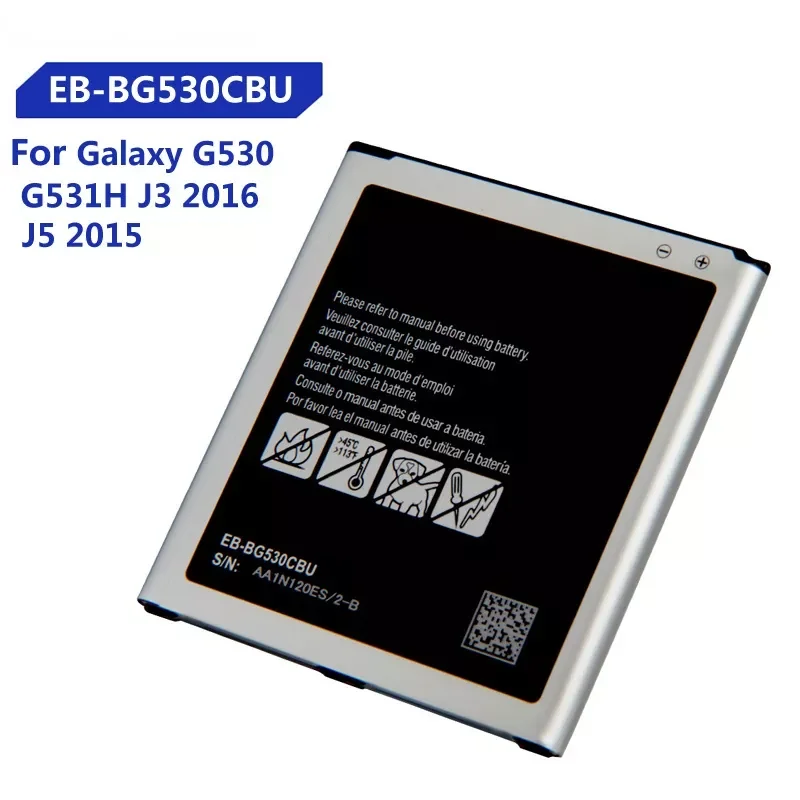 

NEW IN Battery For Samsung Galaxy Grand Prime J3 2016 G530 G530F G5308W G531 J5 2015 G530H EB-BG530BBC EB-BG530CBE EB-BG531BBE