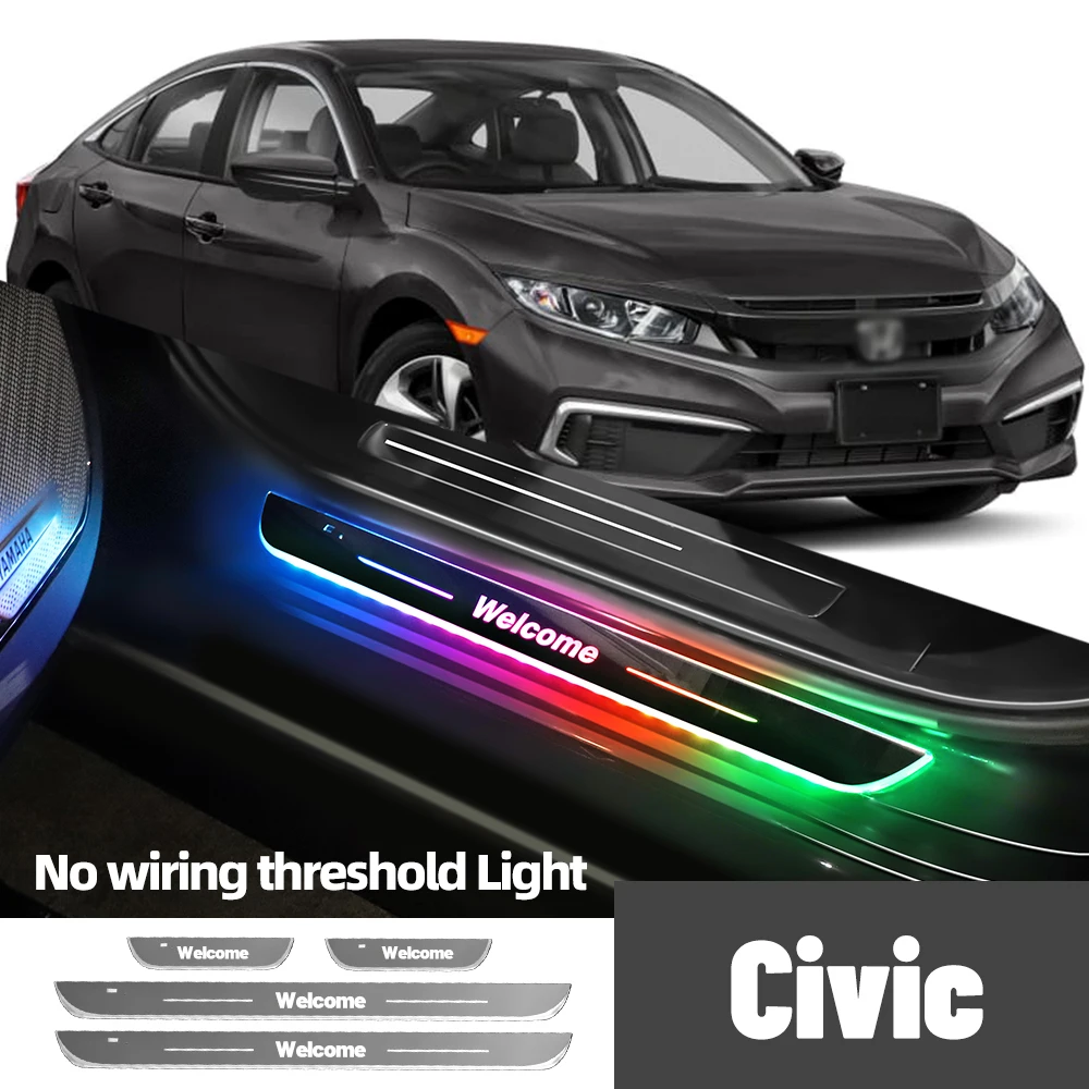 Для Honda Insight 2000-2014 2008 2009 2012 2013 автомобильный порог индивидуальный логотип