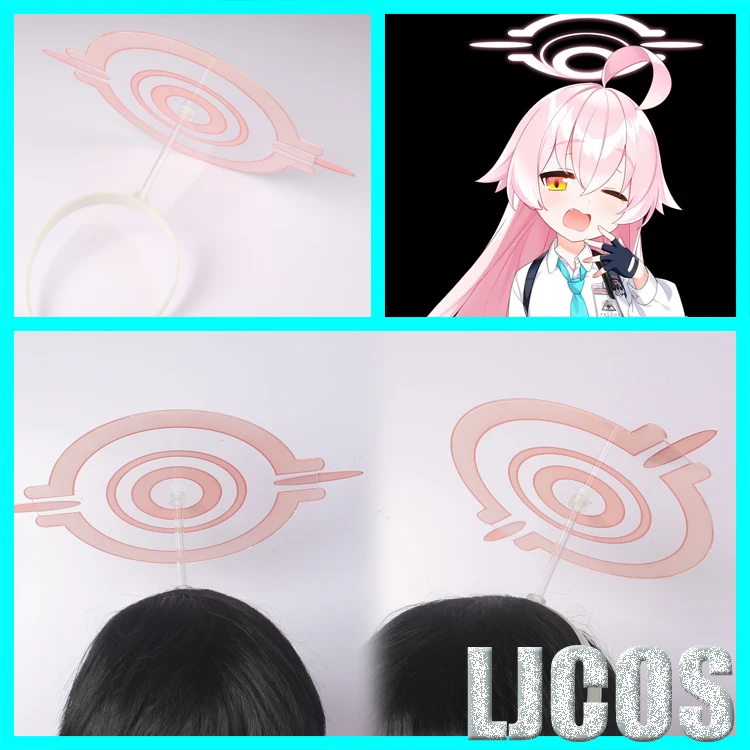 

Anime Blue Archive Takanashi Hoshino Ring Hair Hoop Headband Cosplay Men Women Student Hairpin Hair Accessories Birthday Gifts
