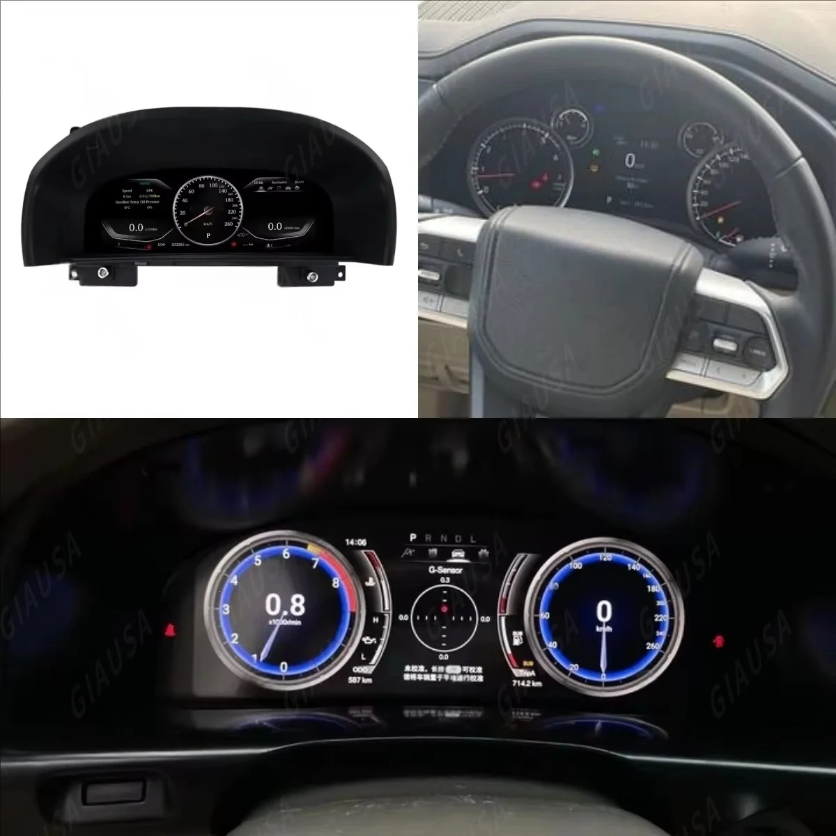 

JYC для Toyota Land Cruiser LC100 для LX470 2002 ~ 2007 цифровые датчики приборной панели приборная кабина спидометр кластер приборной панели