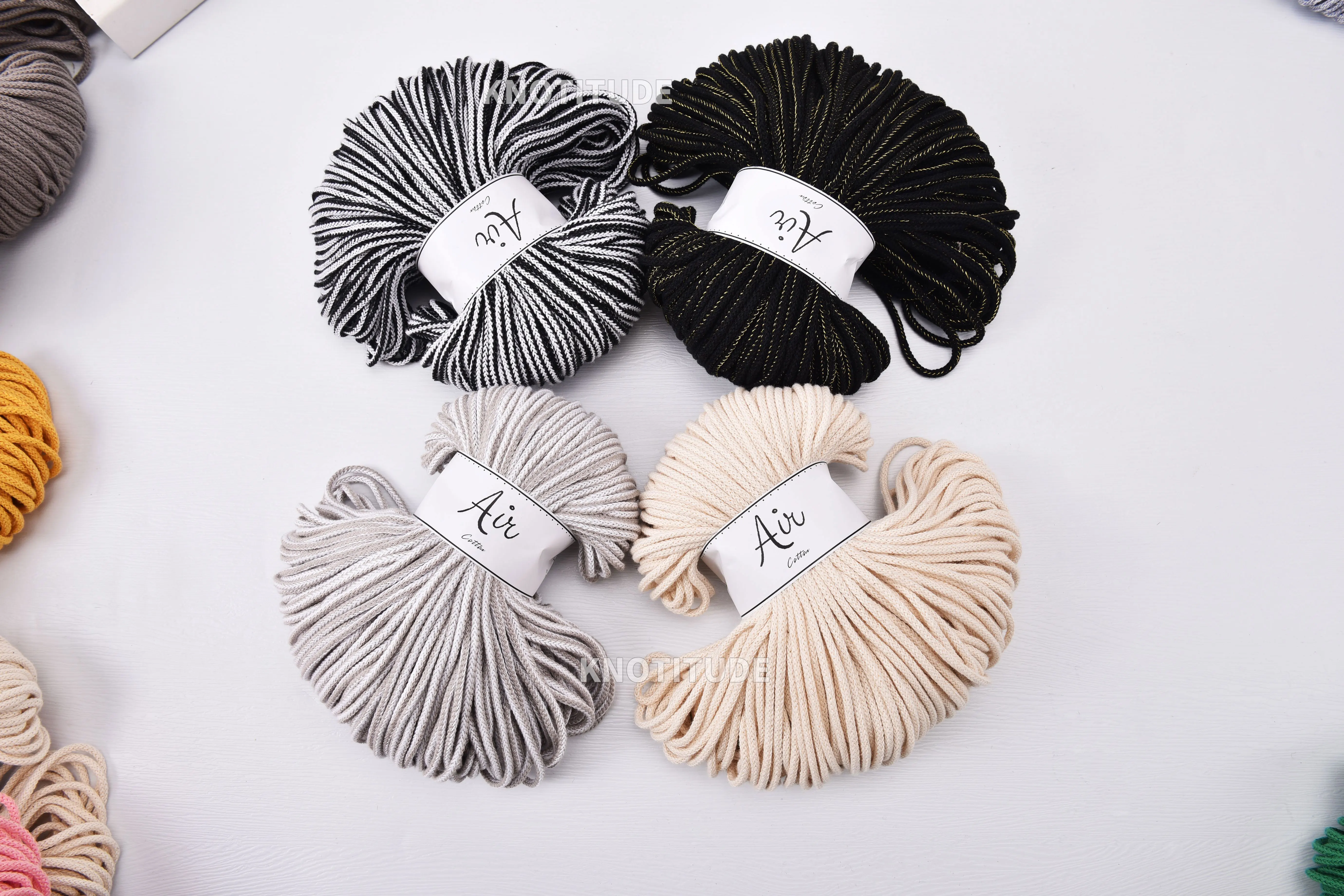 Хлопковый шнур с оплеткой 3 мм веревка для изготовления поводков домашних