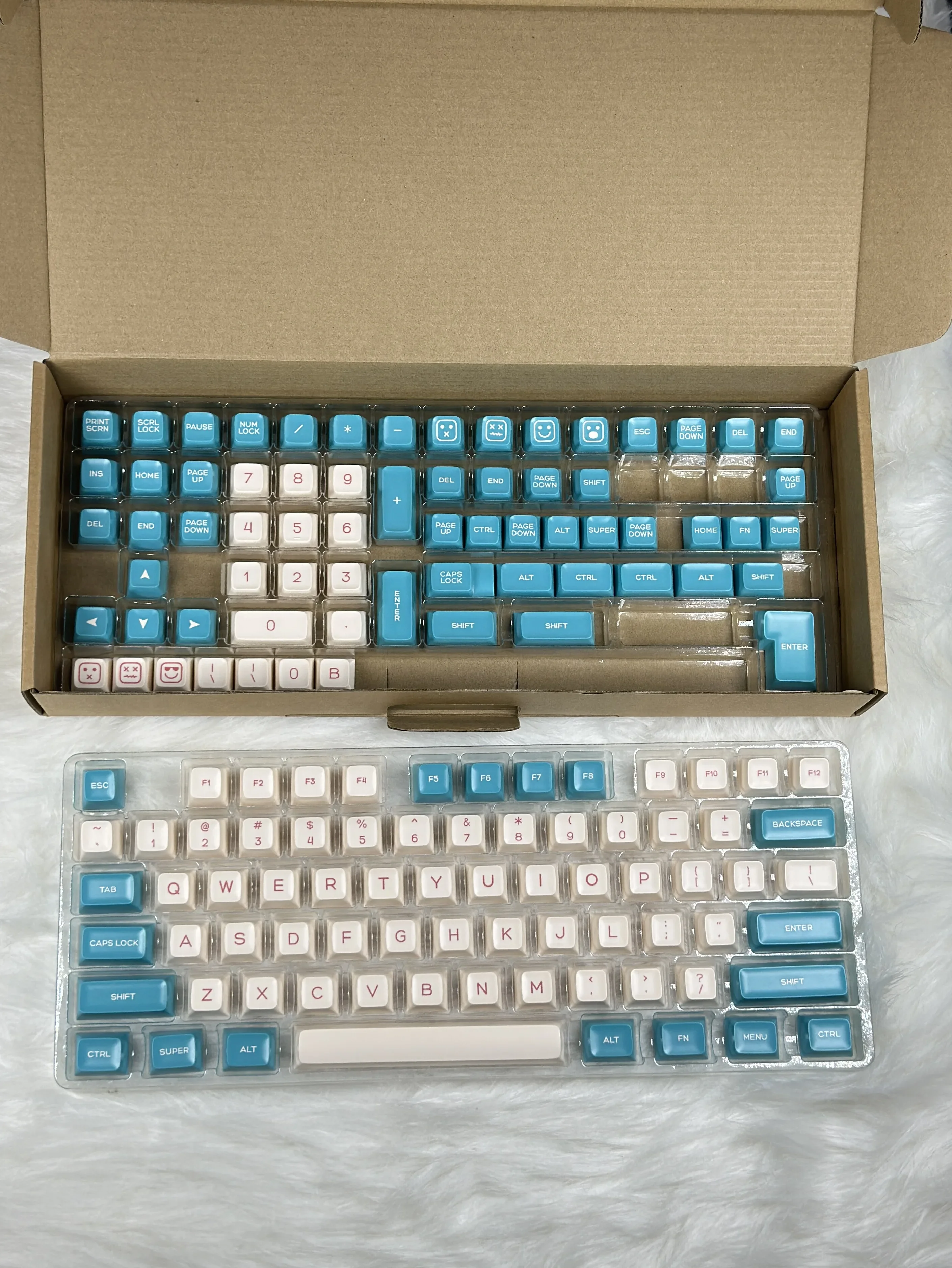 Трехцветные колпачки Guoyun PBT высота SA полный набор трехцветных колпачков для